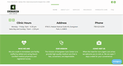Desktop Screenshot of evergreencarecenter.com