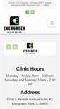 Mobile Screenshot of evergreencarecenter.com